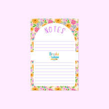 Load image into Gallery viewer, Flower Notepad Stationery
