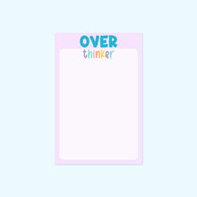 Load image into Gallery viewer, Overthinker Notepad Stationery
